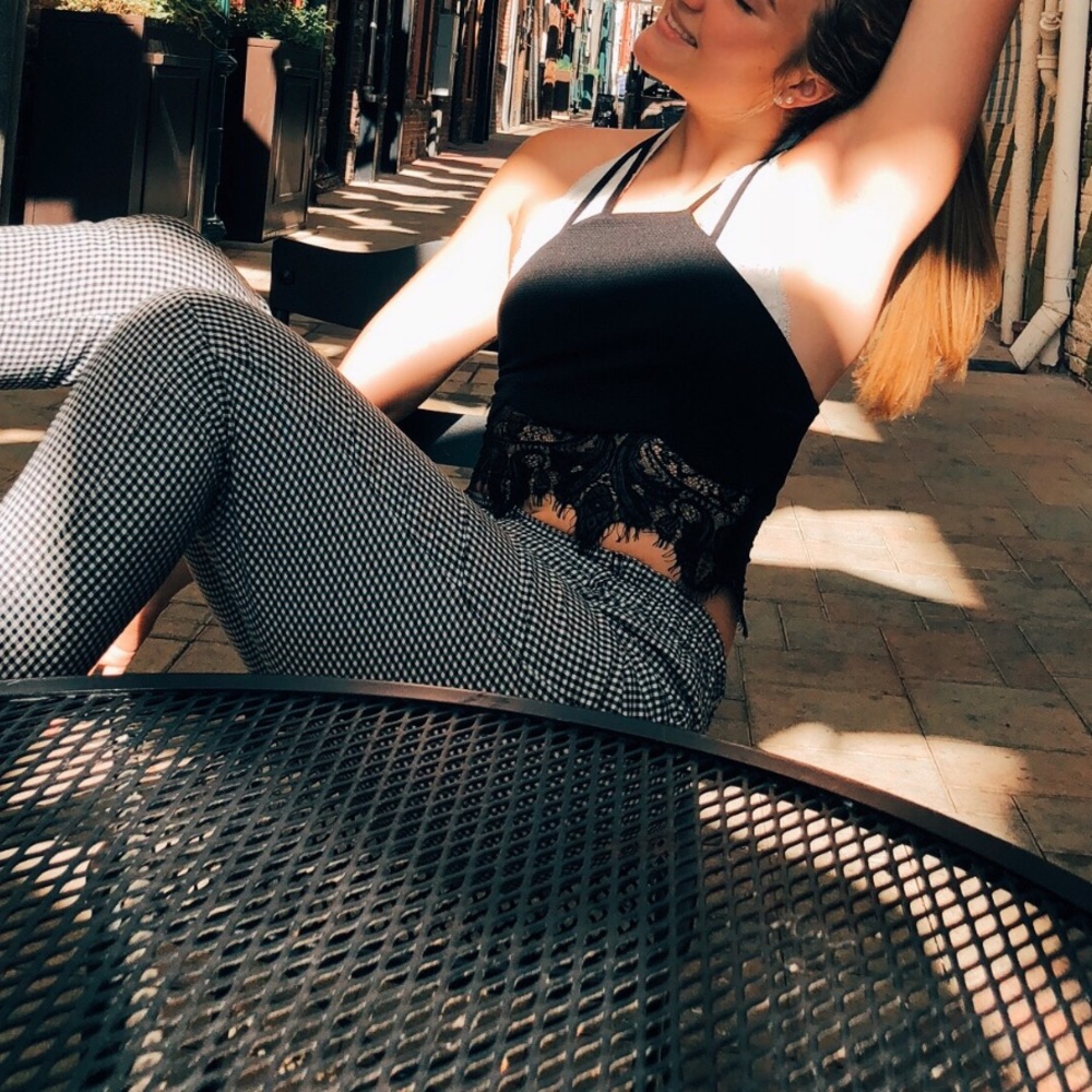Rumor boutique black halter